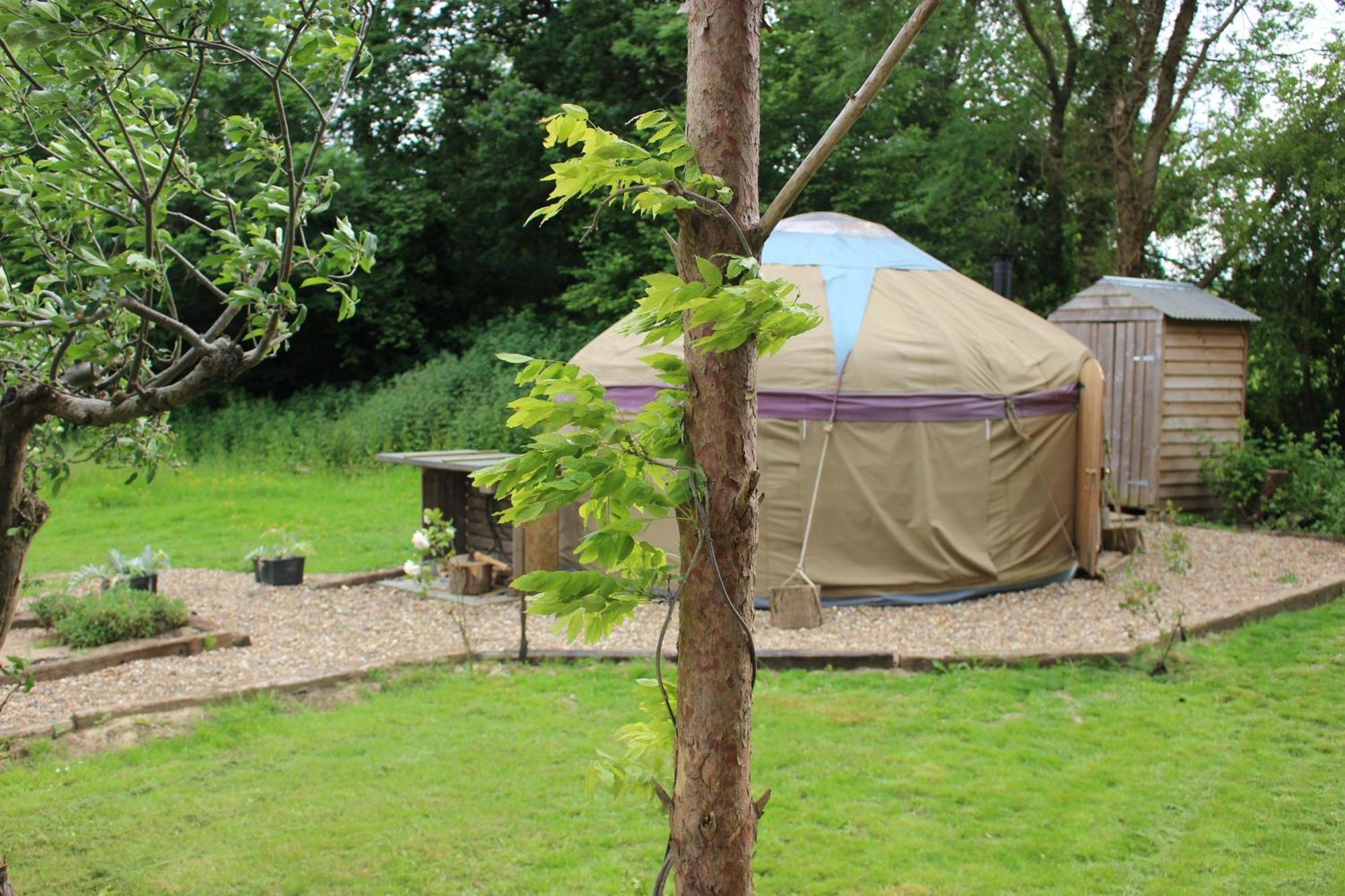 The Yurt At Worcesters Farm Canterbury Dış mekan fotoğraf